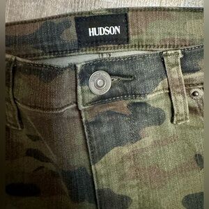 Hudson Barbara High Waist Super Skinny Camo Jeans 29